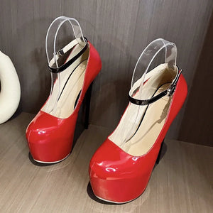 Red High Heel Pumps for sale