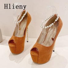 Load image into Gallery viewer, Front view platform pumps for sale