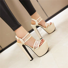 Load image into Gallery viewer, Beige Gucci Style High Heels for sale