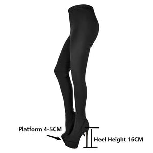 16 cm heel with 5 cm platform.