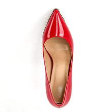 Load image into Gallery viewer, Red high-heeled shoe on a white background