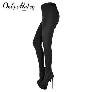 Side view stretch pants stiletto boots for sale