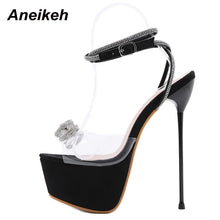 Load image into Gallery viewer, Side view evening stiletto heels for sale