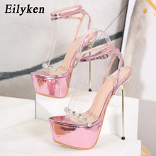 Load image into Gallery viewer, Side view pink high heels for sale