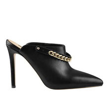 Load image into Gallery viewer, Pointed Toe Black Matte Slingback Heels