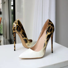 Load image into Gallery viewer, animal print super stiletto heels