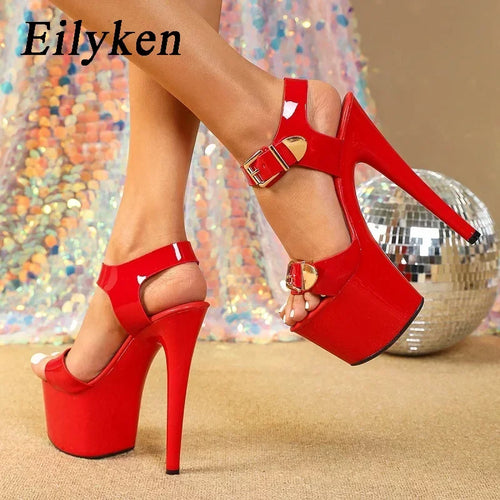 Red High Heel Sandals for Sale