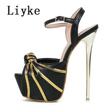 Load image into Gallery viewer, Liyke Summer Peep Toe Heels