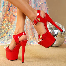 Load image into Gallery viewer, Red high heels for sale