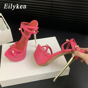 Top view of high heel sandals for sale