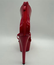 Load image into Gallery viewer, Rear View Red Pole Dance Heels for Sale