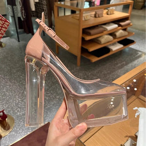 Side view Cinderella High heels