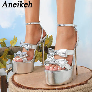 Aneikeh Sexy Open Toe Dance Sandals