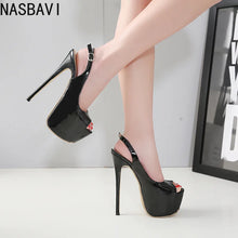 Load image into Gallery viewer, NASBAVI Summer Sexy Peep Toe Heels