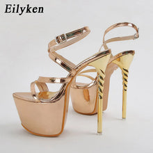 Load image into Gallery viewer, Side view high heel sandals for sale