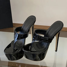 Load image into Gallery viewer, Liyke Thong Platform Heels