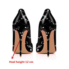 Load image into Gallery viewer, Rear view melodic high heels