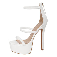 Load image into Gallery viewer, White high heels for sale