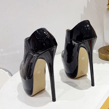 Load image into Gallery viewer, Rear view high heel platform