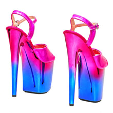 Load image into Gallery viewer, Rear view platform high heels for sale