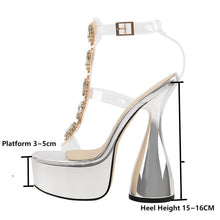 Load image into Gallery viewer, PVC Crystal Sandals