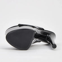 Load image into Gallery viewer, Black motorcycle mirror on a white background