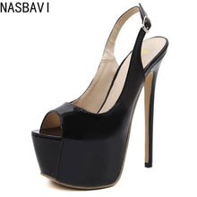 Load image into Gallery viewer, NASBAVI Summer Sexy Peep Toe Heels
