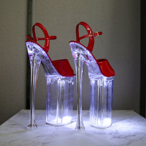 26 cm Glowing Platform Heels