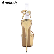 Load image into Gallery viewer, Gold sandals for sale