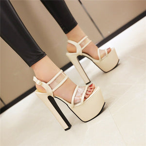 Beige Gucci Style High Heels for sale