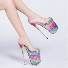 Load image into Gallery viewer, 22 cm mule high heels for sale