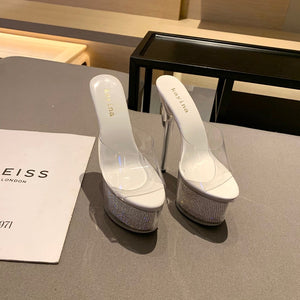 White platform high heels for sale