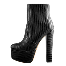 Load image into Gallery viewer, Black Autumn High Heel Boots for sale