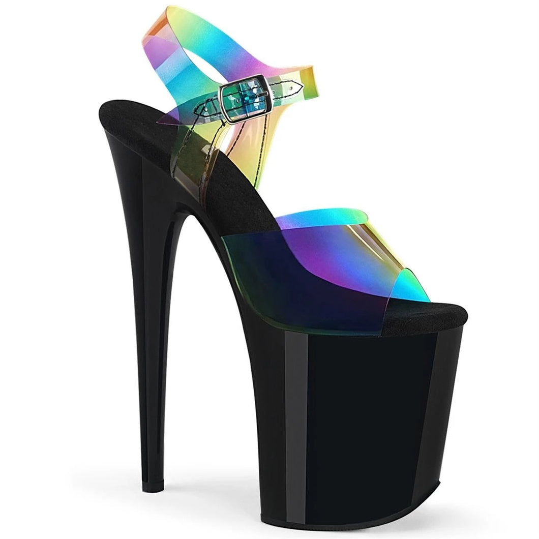 Black pvc size 13 high heels