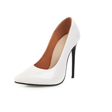Load image into Gallery viewer, White high heel stilettos for sale