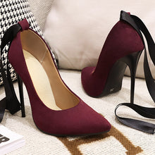 Load image into Gallery viewer, purple stiletto heels for sale.