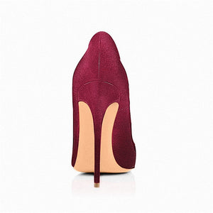 velvet high heels stilettos for women