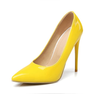 Yellow stiletto heels for sale