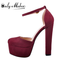 Load image into Gallery viewer, Red onlymaker high heels for sale free shipping