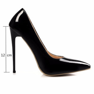 12 cm black stiletto heels for sale