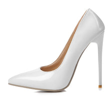 Load image into Gallery viewer, White stiletto heels for sale