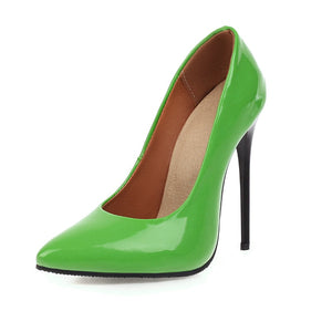 Green high heel stilettos for sale