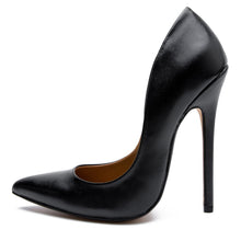 Load image into Gallery viewer, black stileto high heels for women
