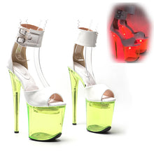 Load image into Gallery viewer, Front view Leecabe Platforh heels