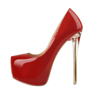 Red High heel platform designer for sale