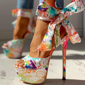 Dora Summer Womens High Heel Sandals