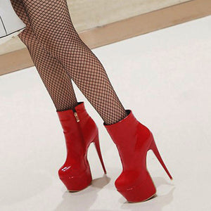 Ankle High Heel Boots