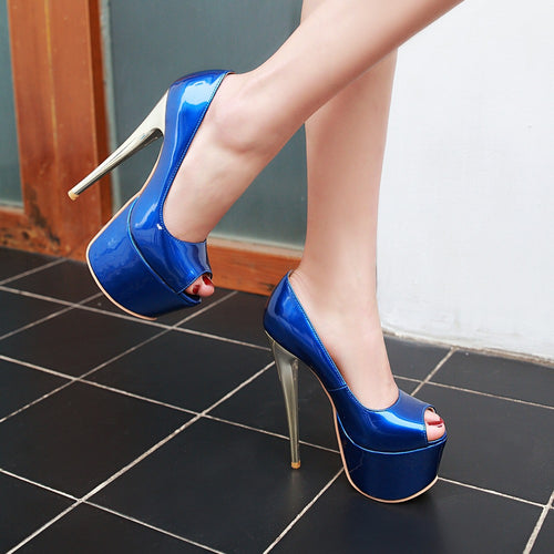 Sandy Peep Toe Heels