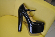 Load image into Gallery viewer, Mary Jane Platform Pumps