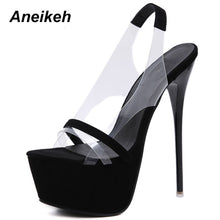 Load image into Gallery viewer, Aneikeh High Heel Gladiator shoes
